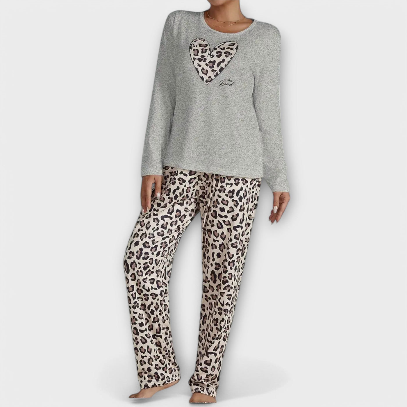 Chiara | Leopard Print Pajama Set