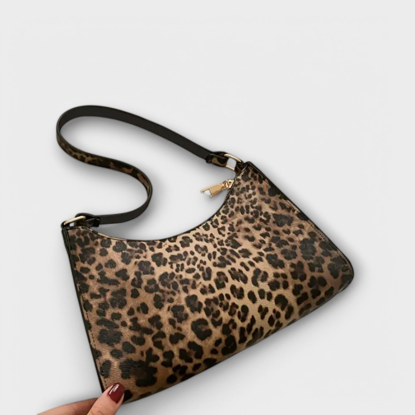 Nathalie | French Style Leopard Shoulder Bag