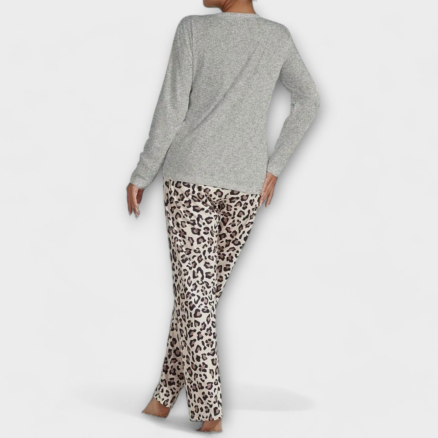 Chiara | Leopard Print Pajama Set