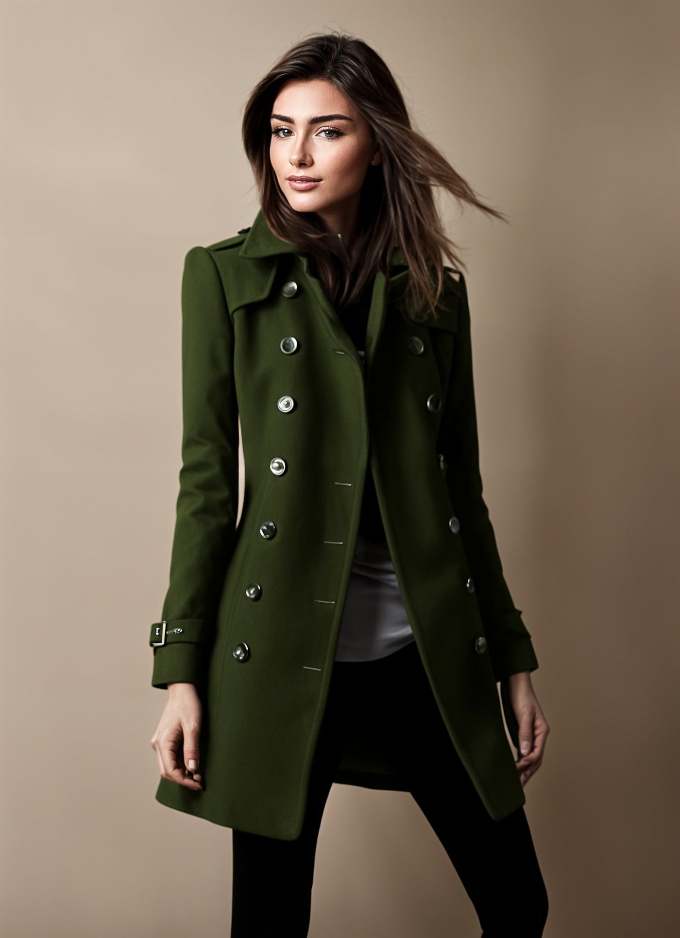 Catherine | Double Breasted Trench Coat Linda