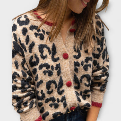 Florence | Brown Leopard Cardigan