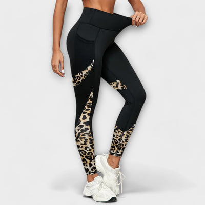 Annette | Leopard Mesh Tights