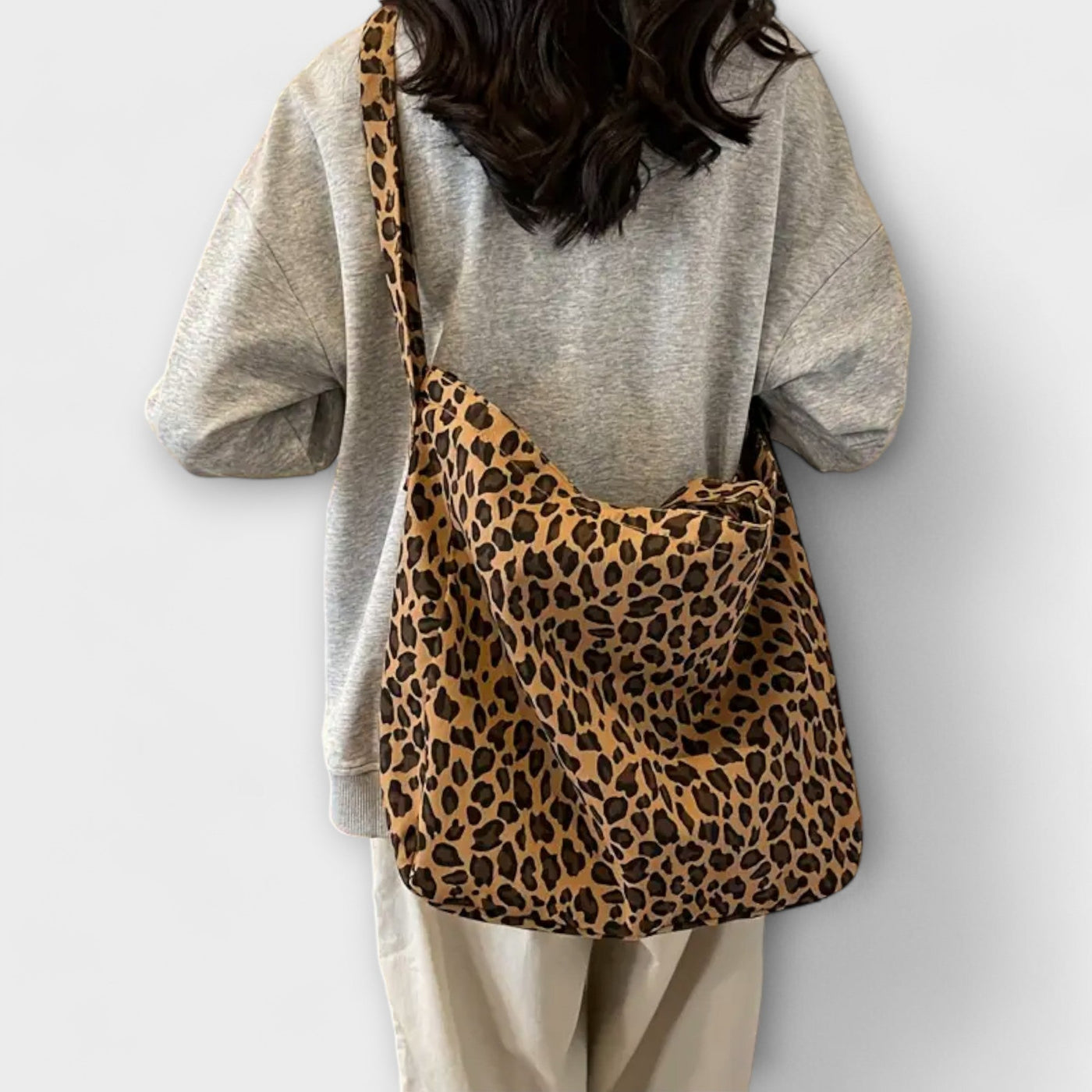 Noémie | Elegant Leopard Print Tote