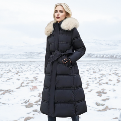 Lily | Luxurious Winter Parka with Fur Hood