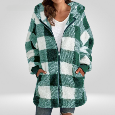 Véronique | Comfortable Checked Jacket