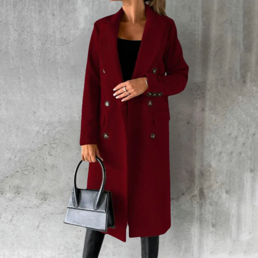 Capucine | Elegant Wool Trench Coat