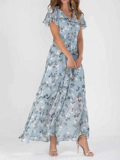 Kaitlyn | Elegant Floral Maxi Dress