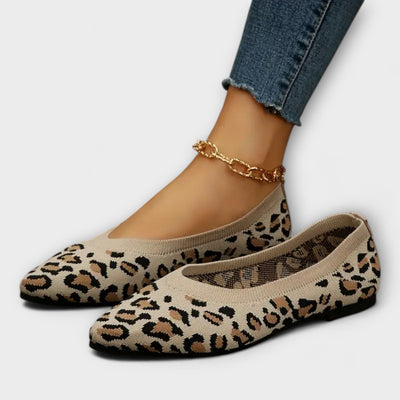 Patricia | Pointed Leopard Print Flats