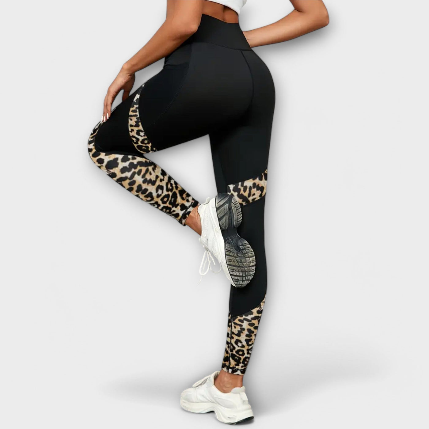 Annette | Leopard Mesh Tights