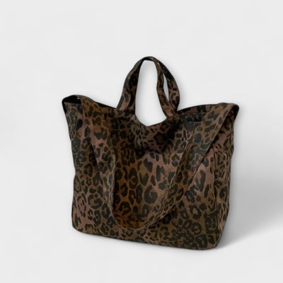 Noémie | Elegant Leopard Print Tote