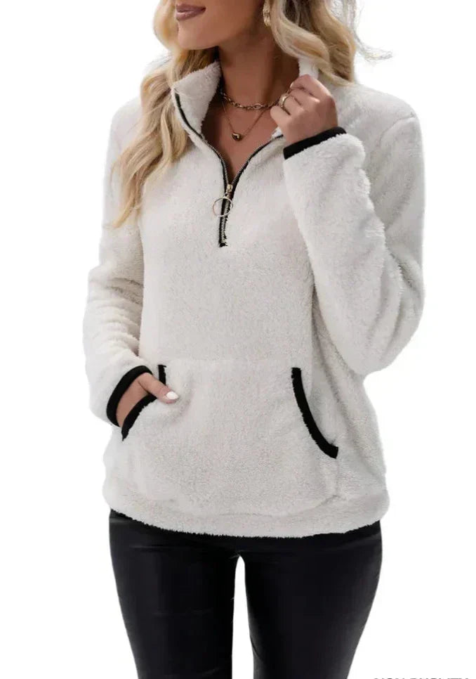 Claire | Cozy Sherpa Pullover