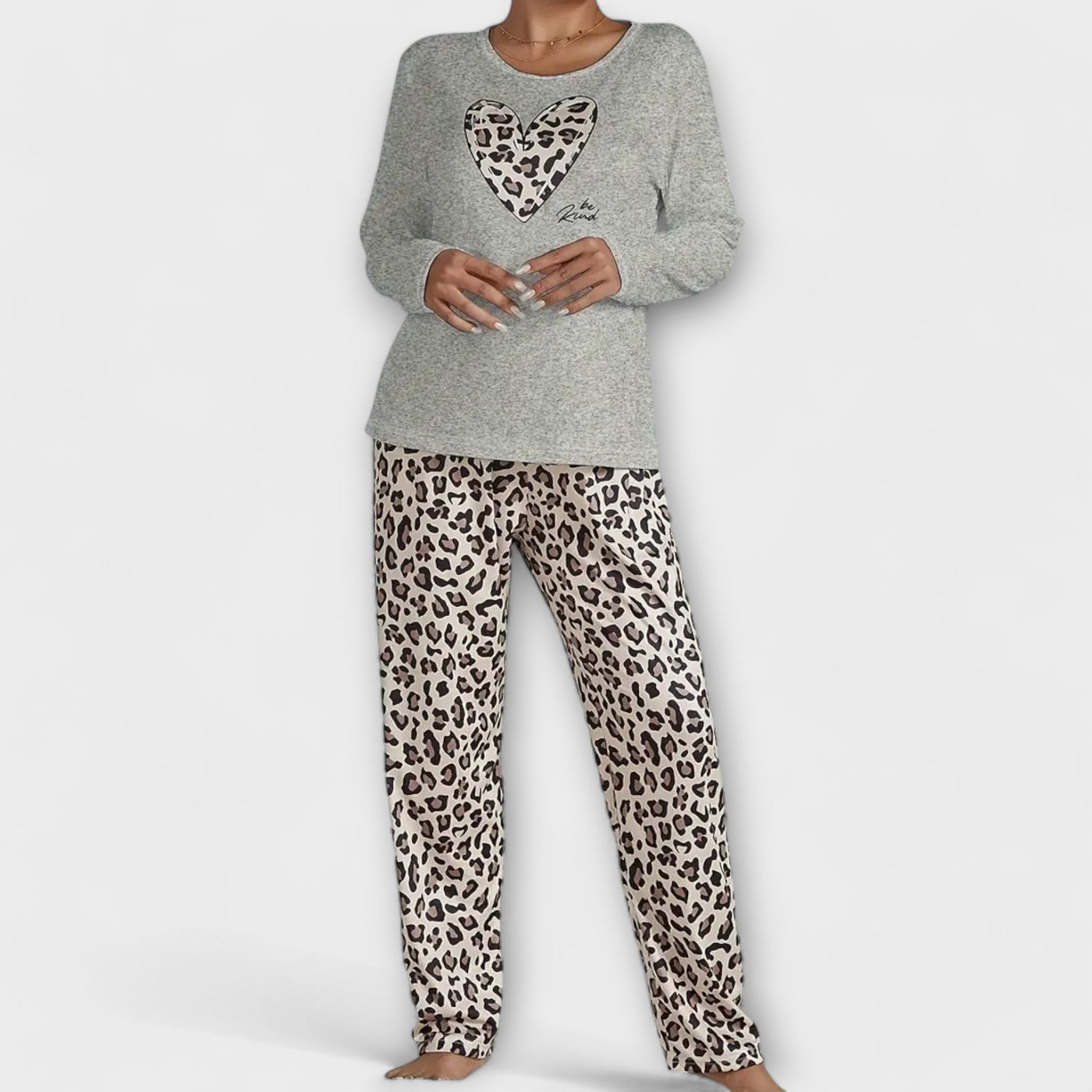 Chiara | Leopard Print Pajama Set