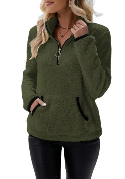 Claire | Cozy Sherpa Pullover