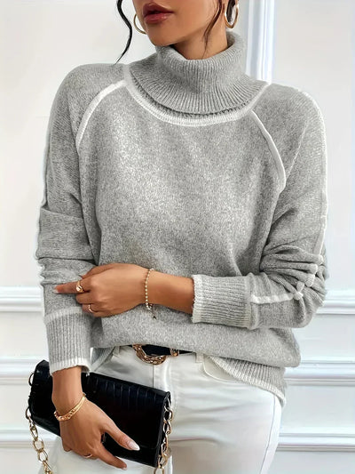 Jade | Cozy High Neck Sweater