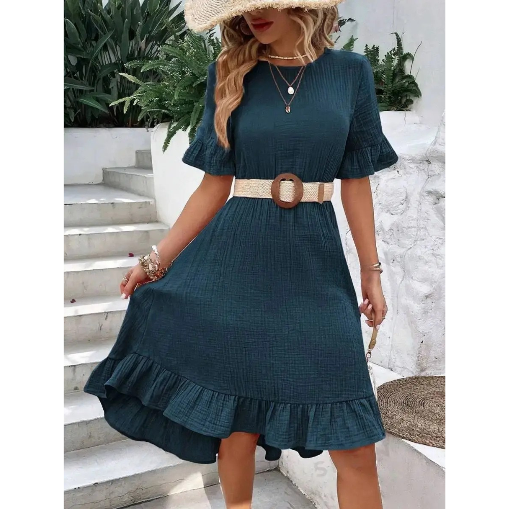 Ana | Elegant casual dress with ruffles