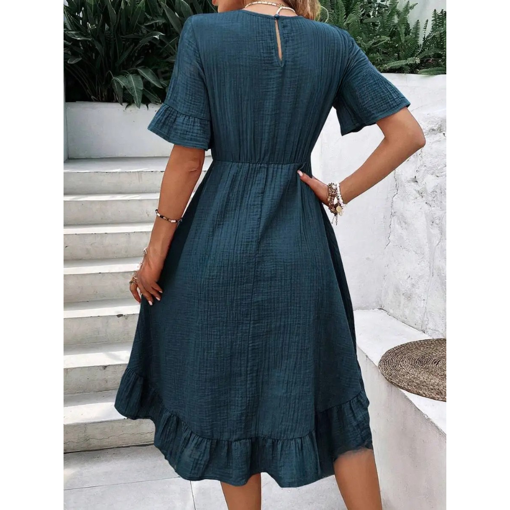 Ana | Elegant casual dress with ruffles