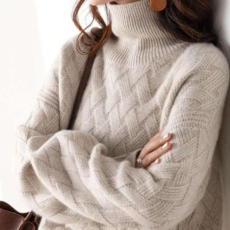 Jeanne | Knitted Turtleneck Sweater