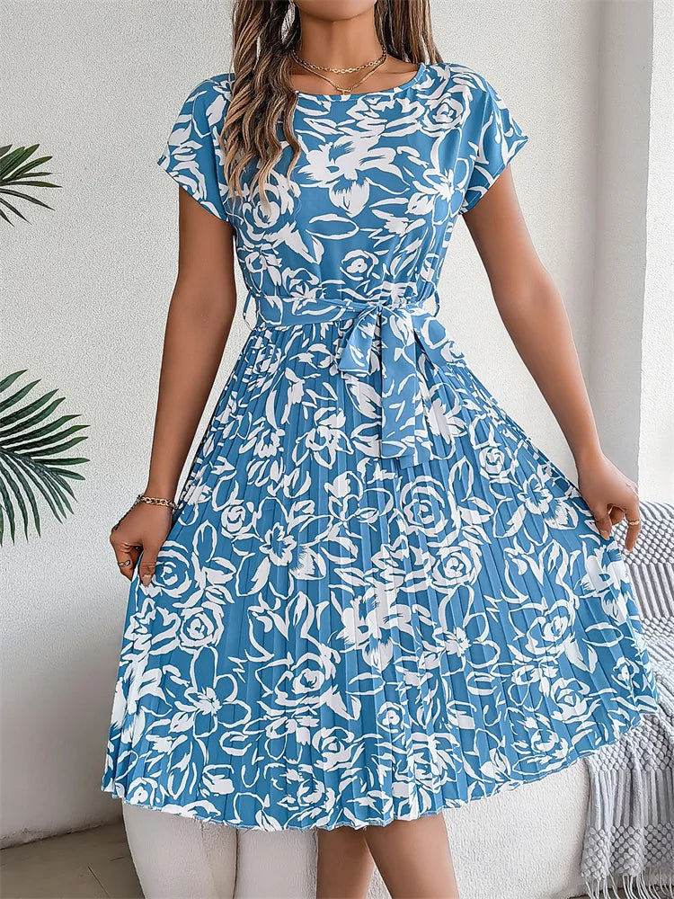 Amal | Trendy Dress with Floral Print