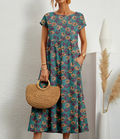 Belle | Comfortable casual dress with floral print