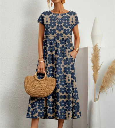 Belle | Comfortable casual dress with floral print