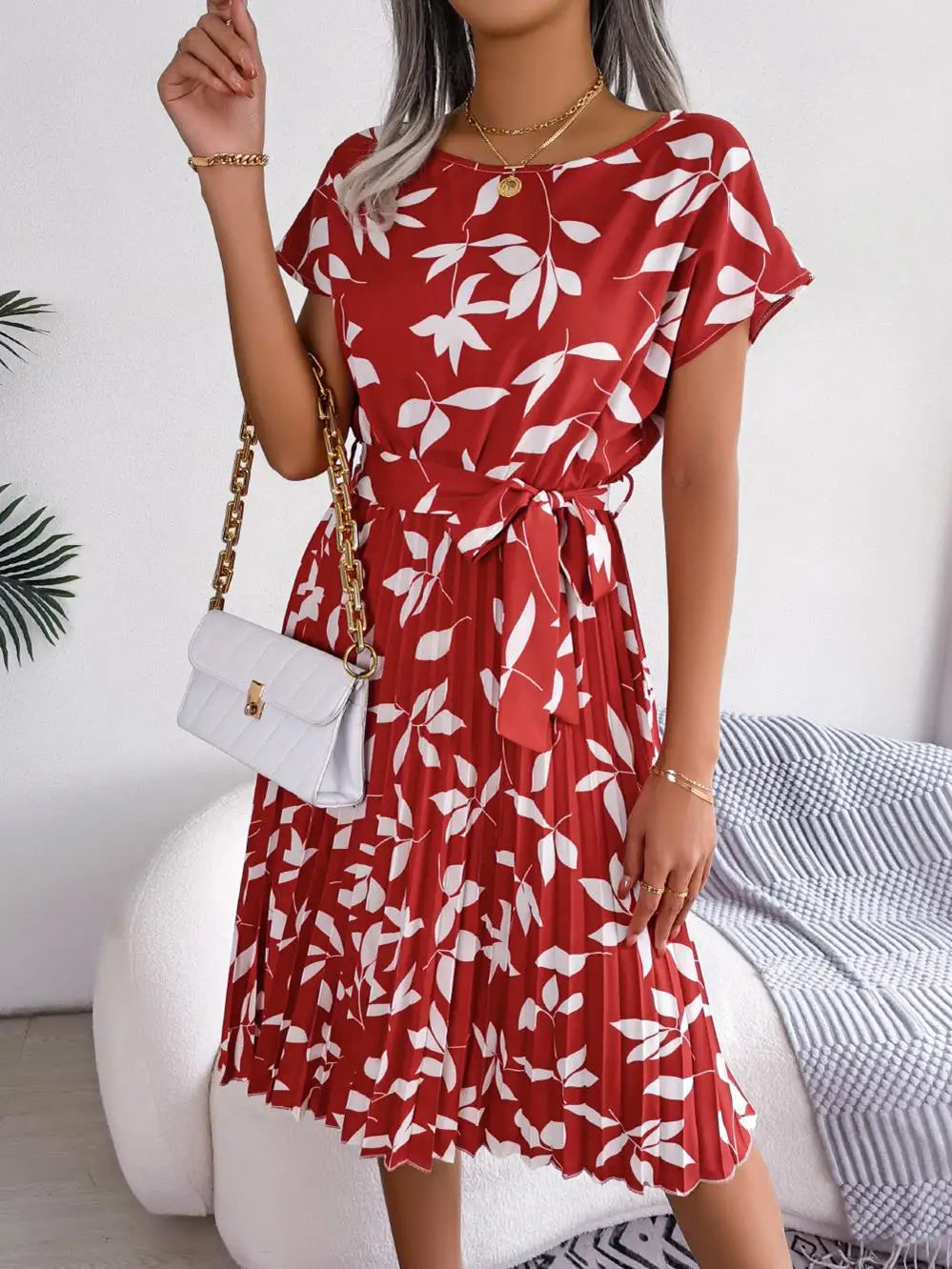 Amal | Trendy Dress with Floral Print