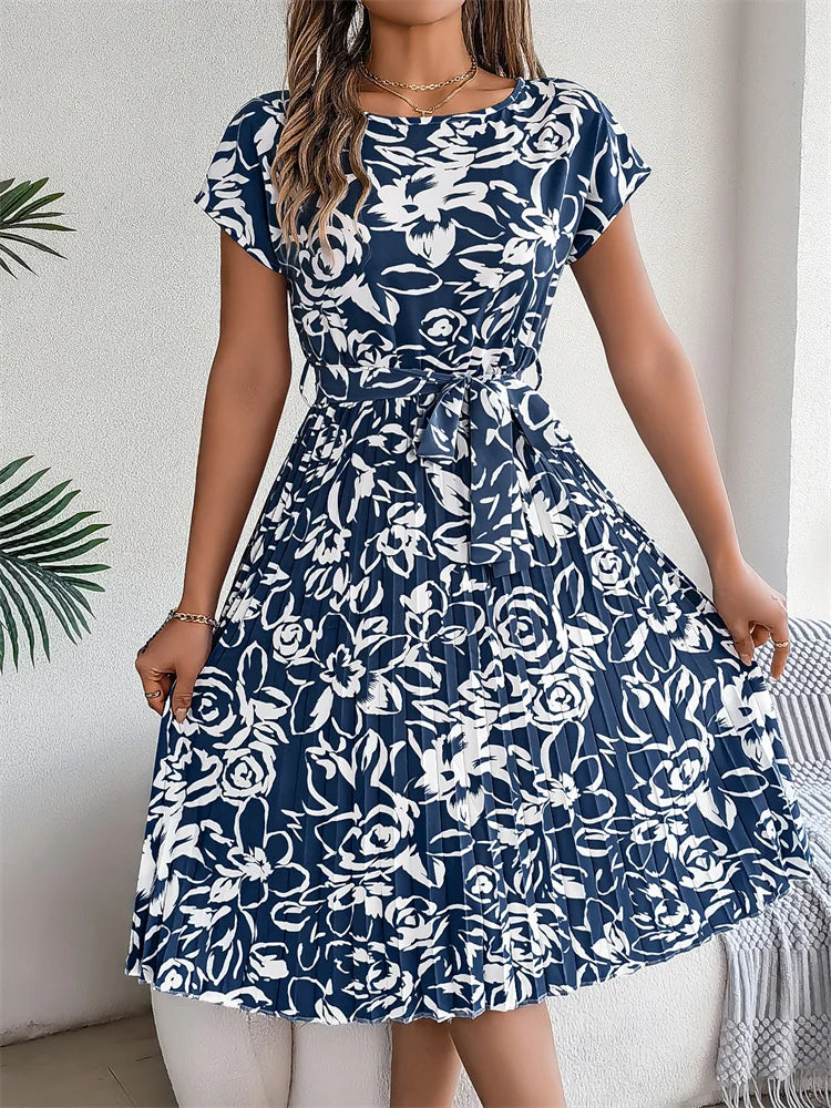 Amal | Trendy Dress with Floral Print