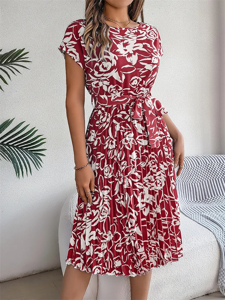 Amal | Trendy Dress with Floral Print