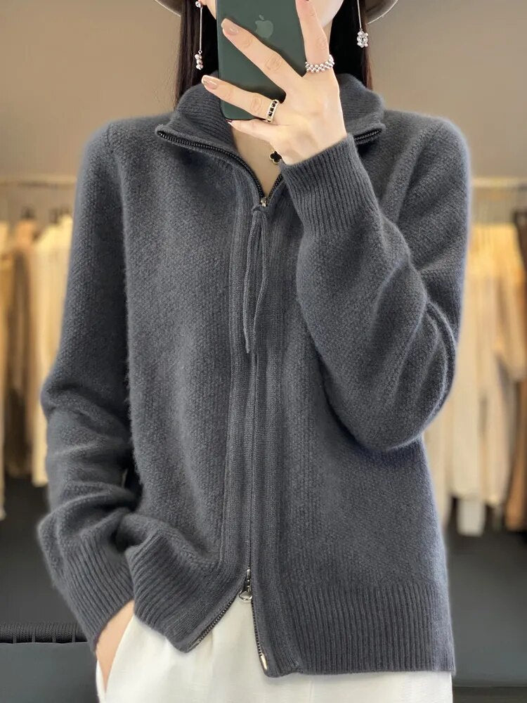 Marion | Cozy Zip-Up Cardigan