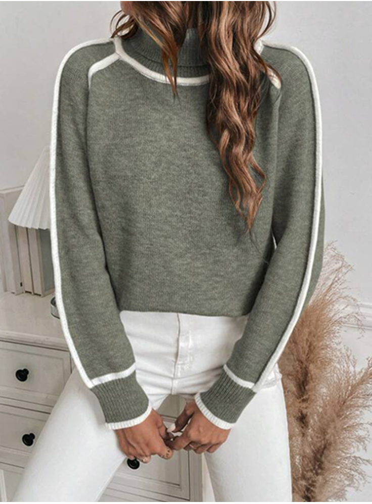 Jade | Cozy High Neck Sweater