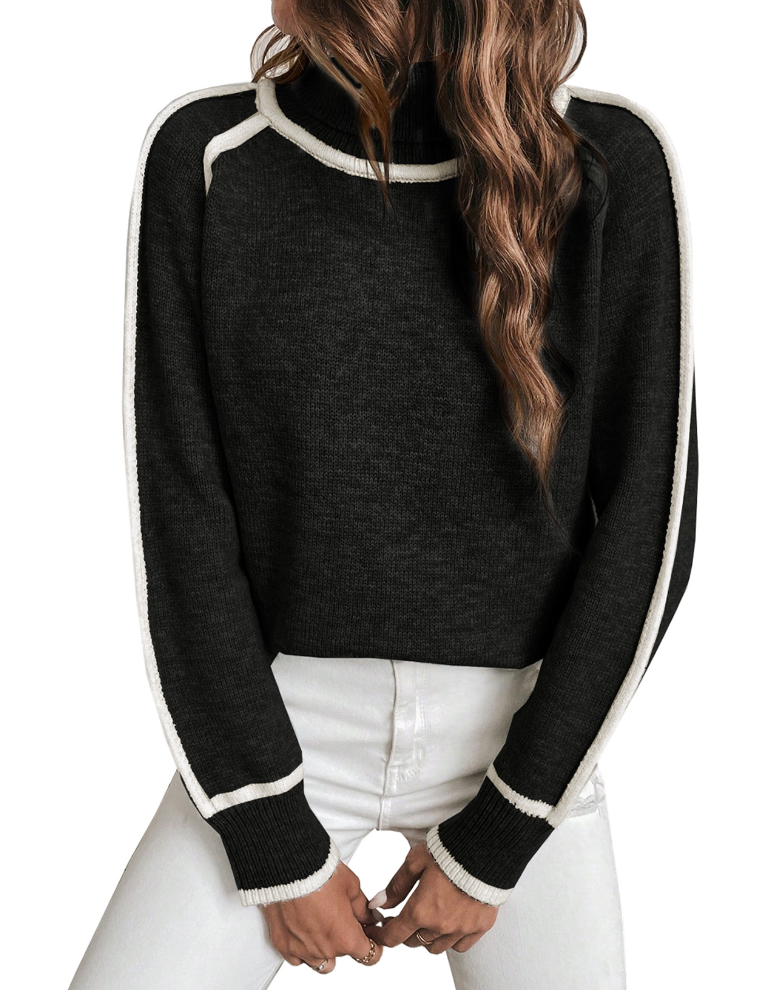 Jade | Cozy High Neck Sweater