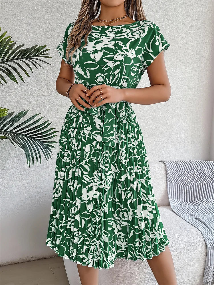 Amal | Trendy Dress with Floral Print