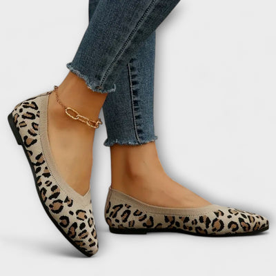 Patricia | Pointed Leopard Print Flats