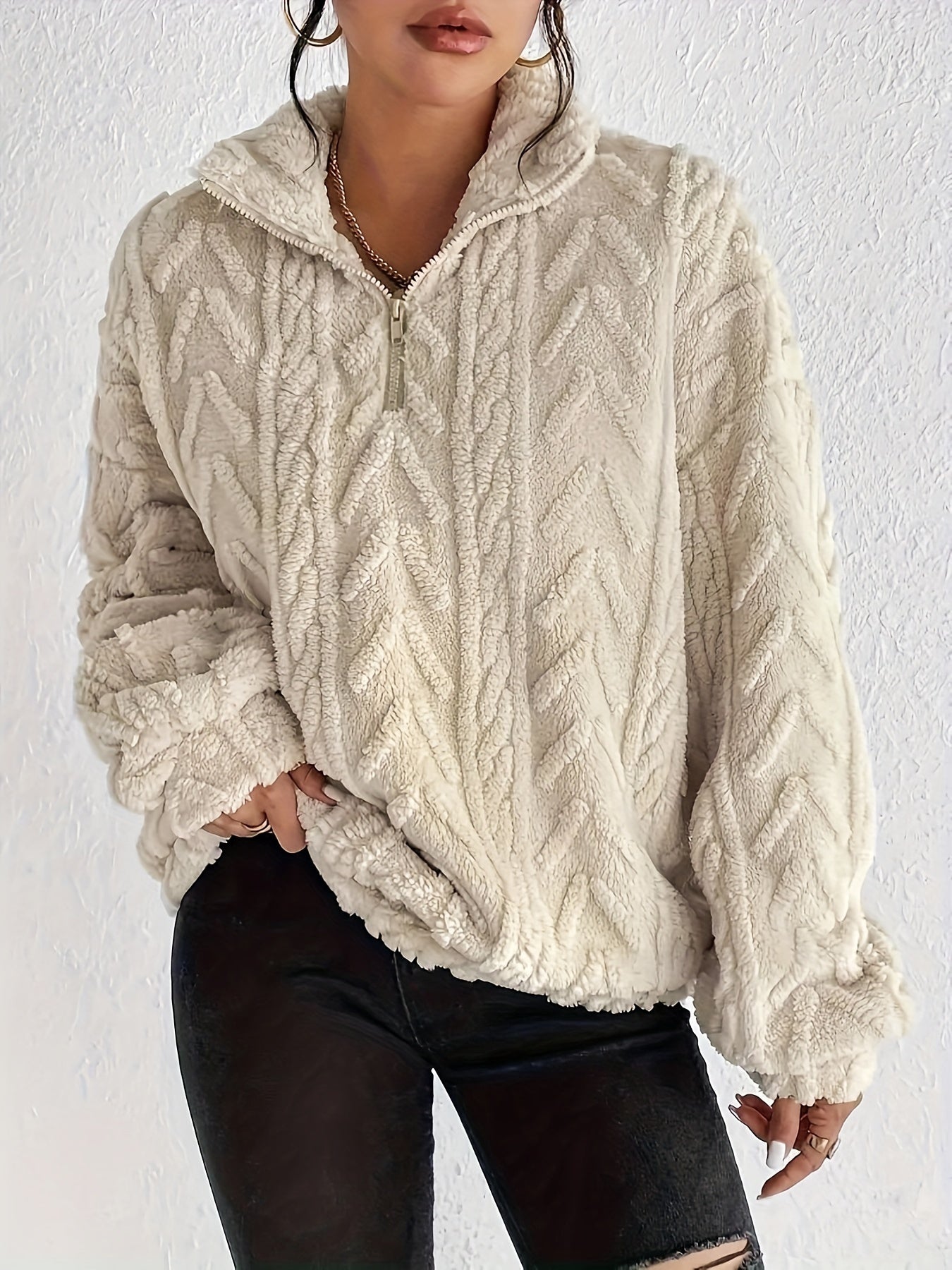 Pauline | Elegant Fleece Sweater