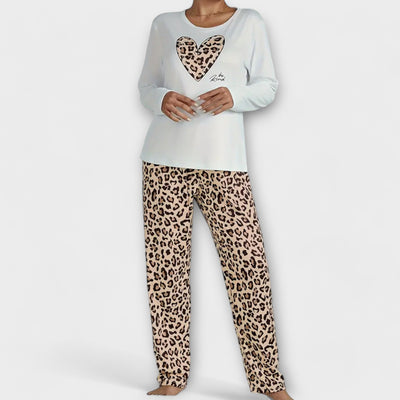 Chiara | Leopard Print Pajama Set