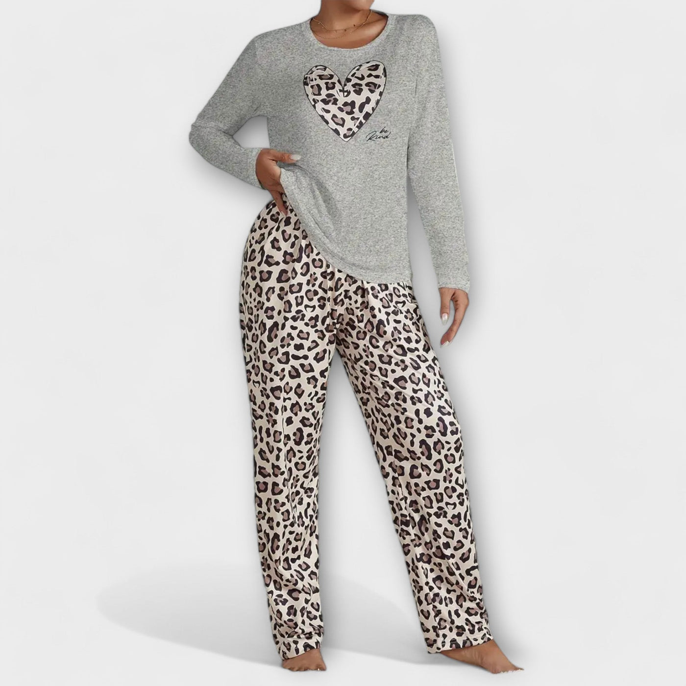 Chiara | Leopard Print Pajama Set