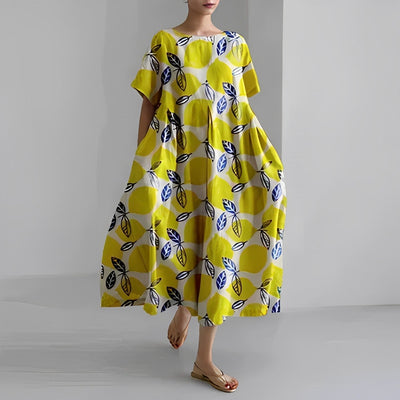 Harper | Airy maxi dress with floral print