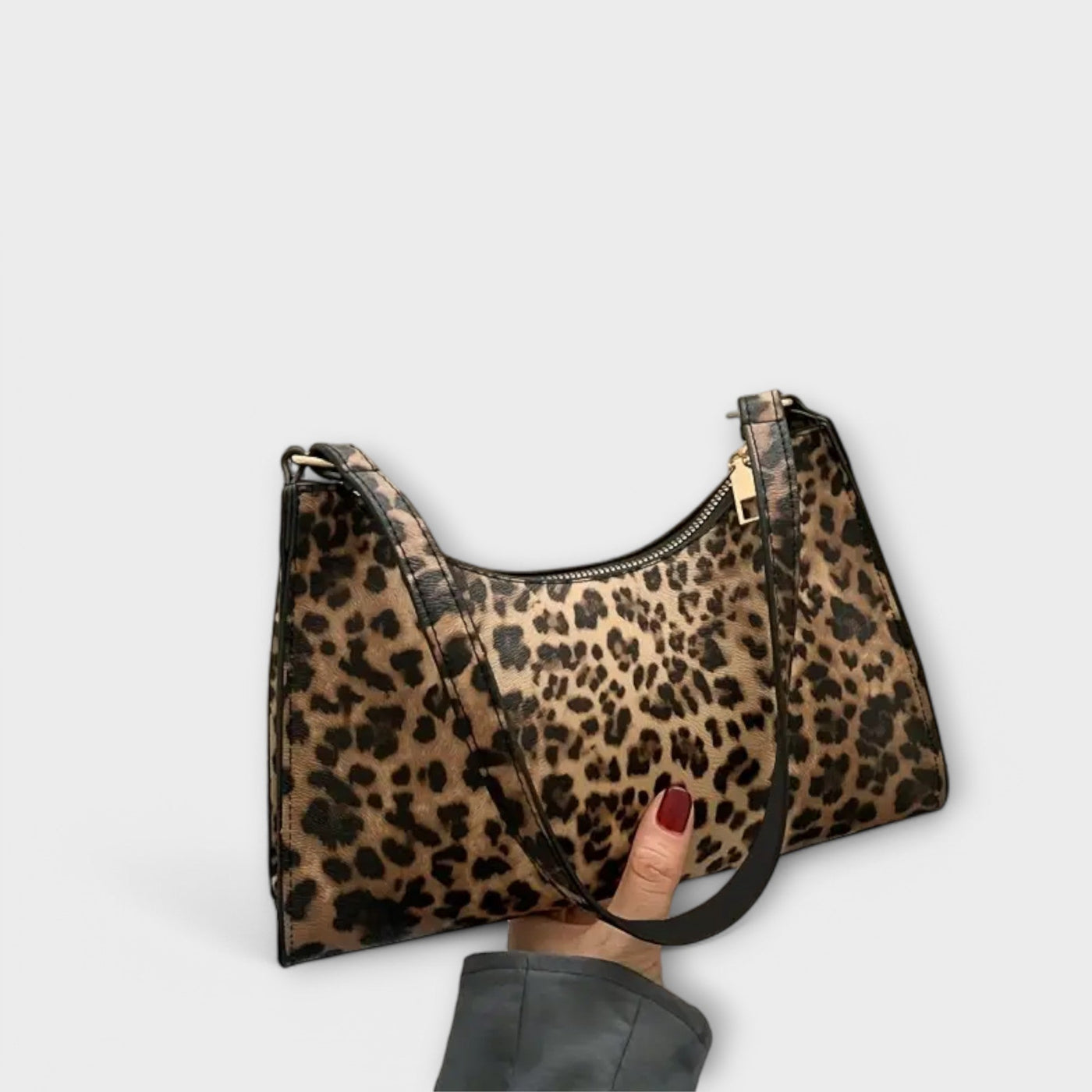 Nathalie | French Style Leopard Shoulder Bag