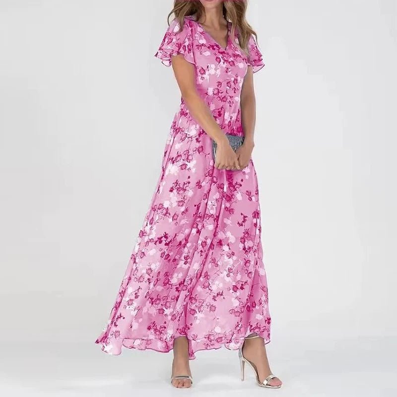 Kaitlyn | Elegant Floral Maxi Dress