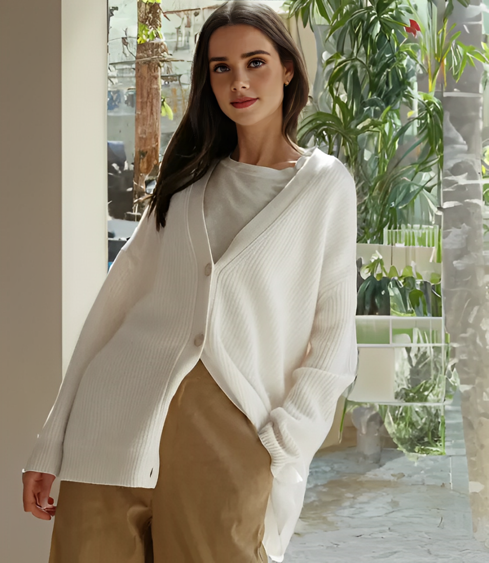 Clémence | Elegant Button Cardigan